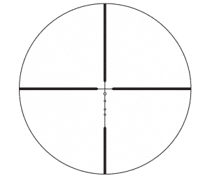 Example of a Crossbow Range Estimating Reticle